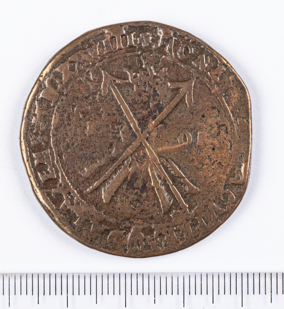 Mynt, 1 öre, Gustav II Adolf, Sverige, 1628.