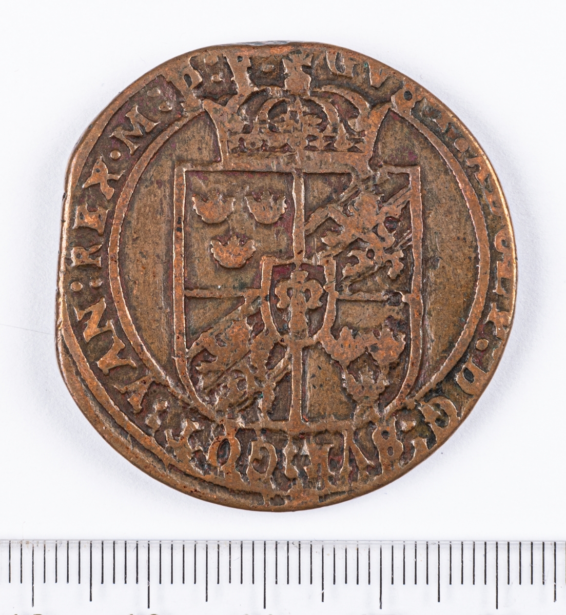 Mynt, 1 öre, Gustav II Adolf, Sverige, 1630.