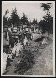 Fra Gardermoen militærleir.