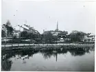 Västerås.
Stadsparken med paviljongen.