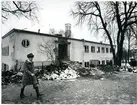 Västerås.
Rivning av Stadsparkens restaurang, 1971.