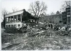 Västerås.
Rivning av Stadsparkens restaurang, 1971.