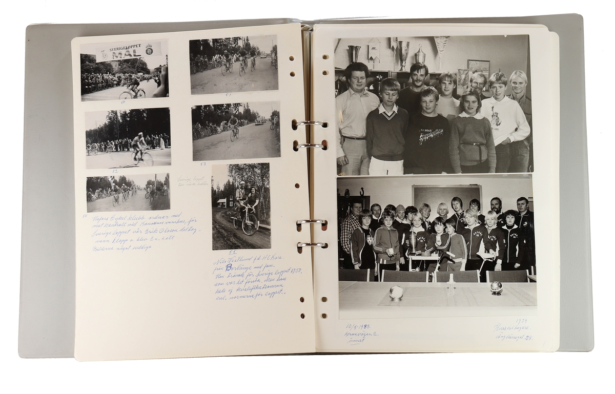 Hofors cykelklubb. Spridda år mellan 1927- 1990.