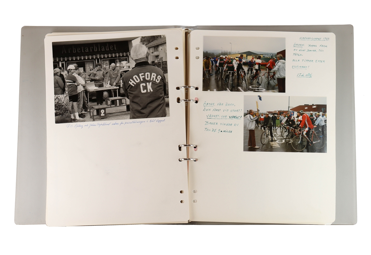 Hofors cykelklubb. Spridda år mellan 1927- 1990.