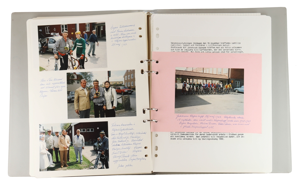 Hofors cykelklubb. Spridda år mellan 1927- 1990.