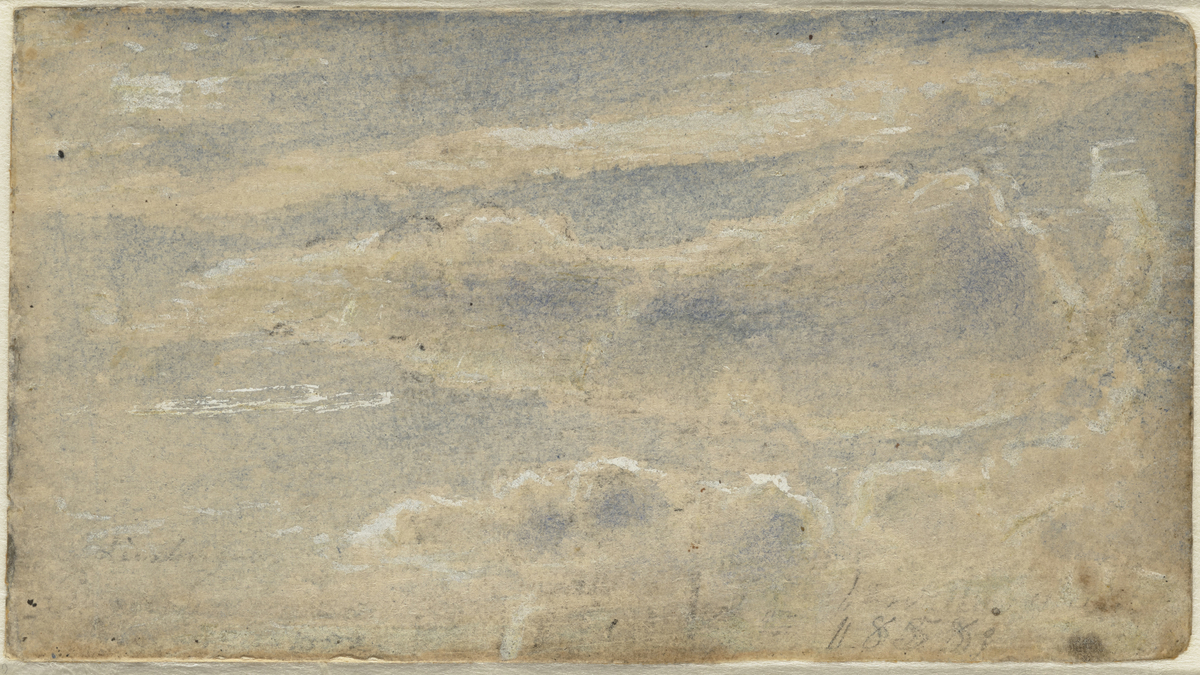 Skystudie, 1858 [Akvarell]