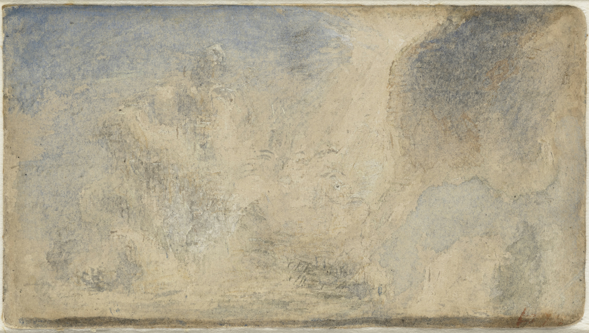 Skystudie, 1865 (75?) [Akvarell]