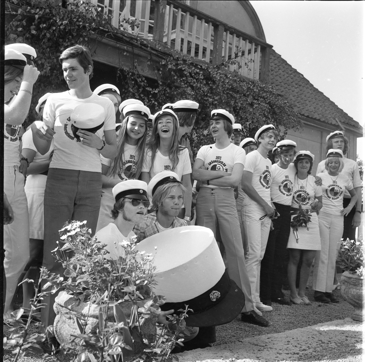 Studentexamen vid Grännaskolan 1971