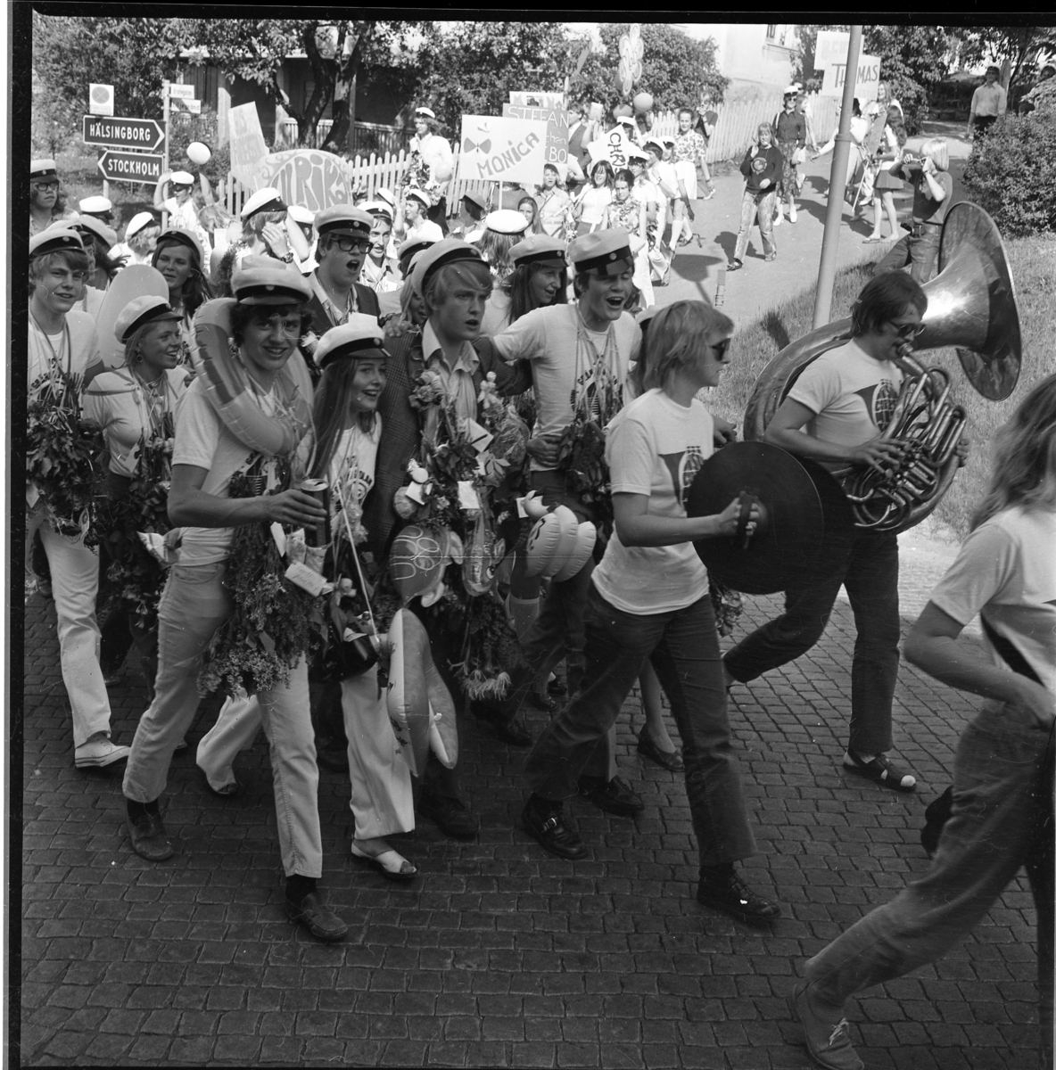 Studentexamen vid Grännaskolan 1971