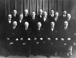 Medlemmer av Varteig herredstyre fra 1923 til 1925. Ordfører