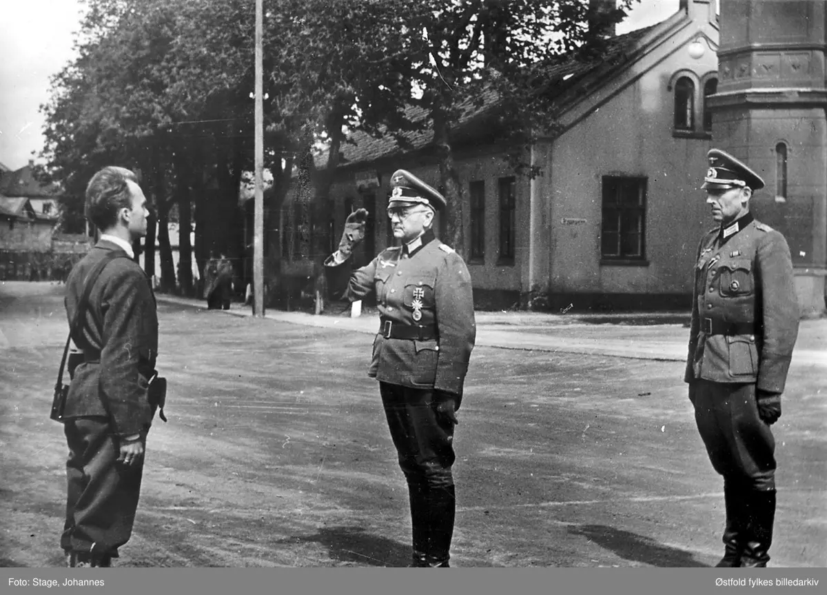 Hjemmestyrkene overtar Akershus festning 11. mai 1945.