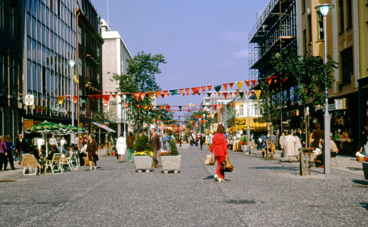 Åpningen av Nordre gate som gågate