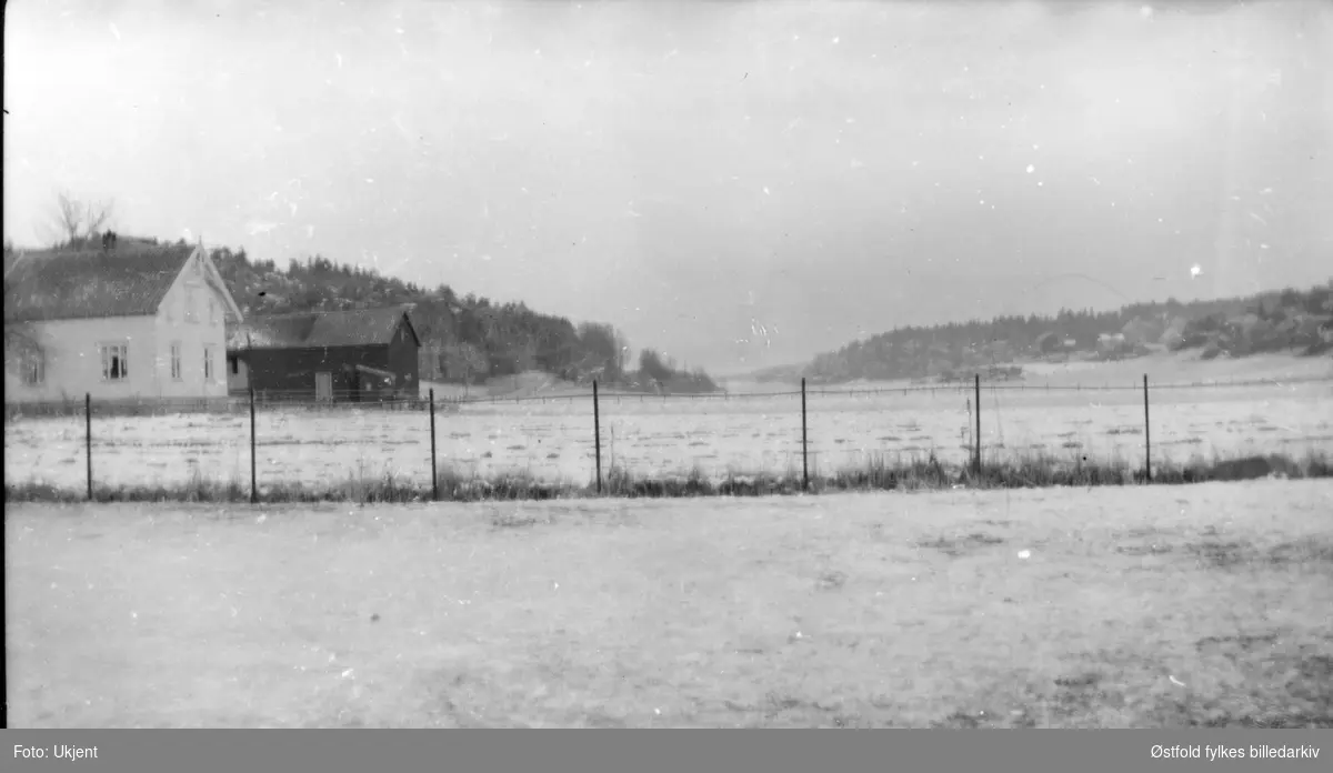 Antonies hus på Åle i Onsøy  ca. 1917. Senere lærerbolig til Åle skole.