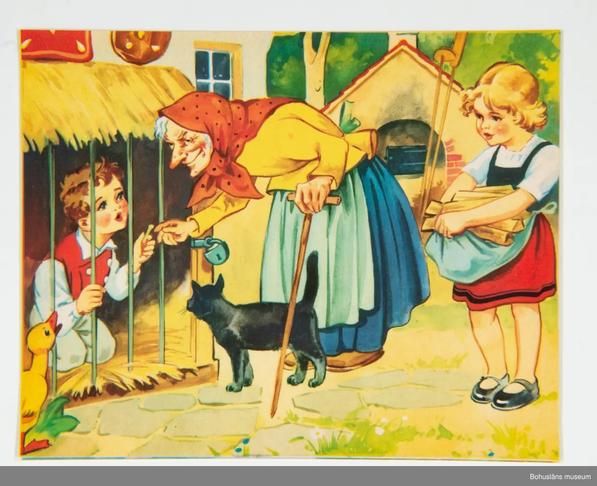 Tjugo kuber med bild på varje sida, som sammantaget bildar ett motiv, alltså kan sex olika motiv bildas. Förvaras i plastask.
Motiv bl.a. Snövit och de sju dvärgarna, Hans och Greta, Törnroisa, Rödluvan och vargen.
