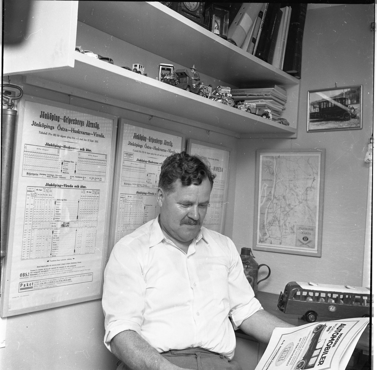 Busschaufför fyller 50 år
