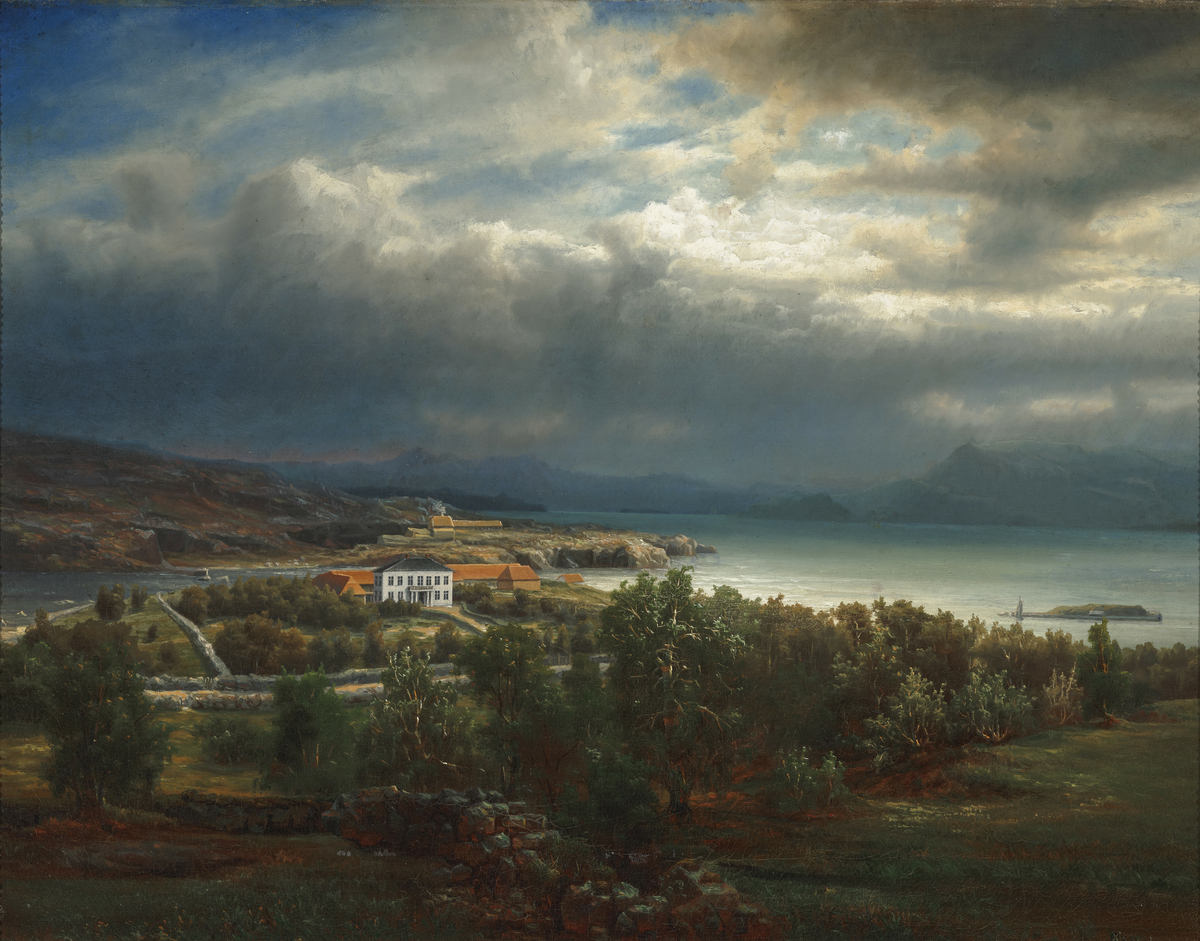 Fra Hillevåg [Oljemaleri]
