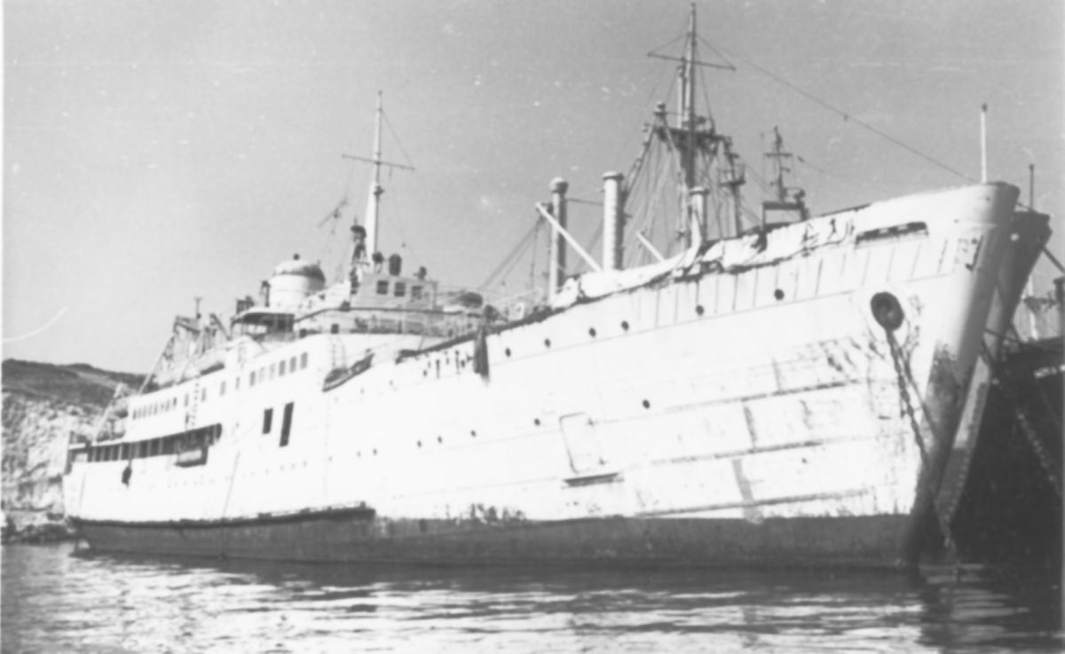 M/S Esperos (Ex. Empire Wansbeck, Linz)(b.1943, Danziger Werft A.G./ Odense Staalskibsværft A/S, Danzig/ Odense)