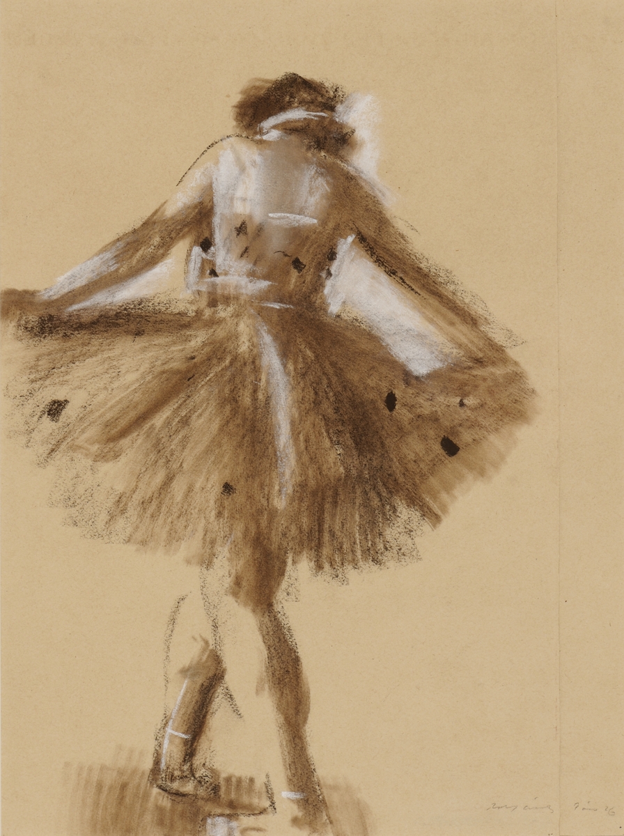 Ballettdanserinne [Tegning]