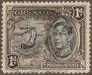 Frimärke ur Gösta Bodmans filatelistiska motivsamling, påbörjad 1950.
Frimärke från Grenada, 1938. Motiv av Segelfiskebåt: (= Grenadas vapen med inskription 