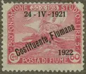 Frimärke ur Gösta Bodmans filatelistiska motivsamling, påbörjad 1950.
Frimärke från Fiume Italien, 1919. Motiv av Venetiansk galär: 200-dagsminne av Rapallo-freden emellan Jugoslavien och Italien 4 juni 1920: 