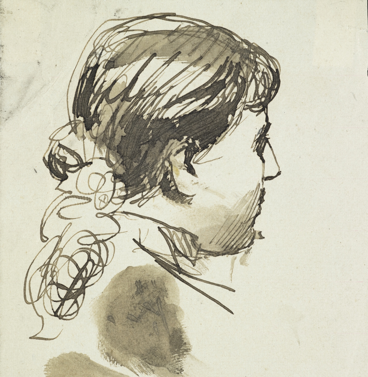Hans Gude, Tegninger