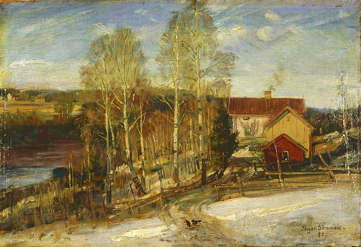 Tøvær i Askim [Maleri]
