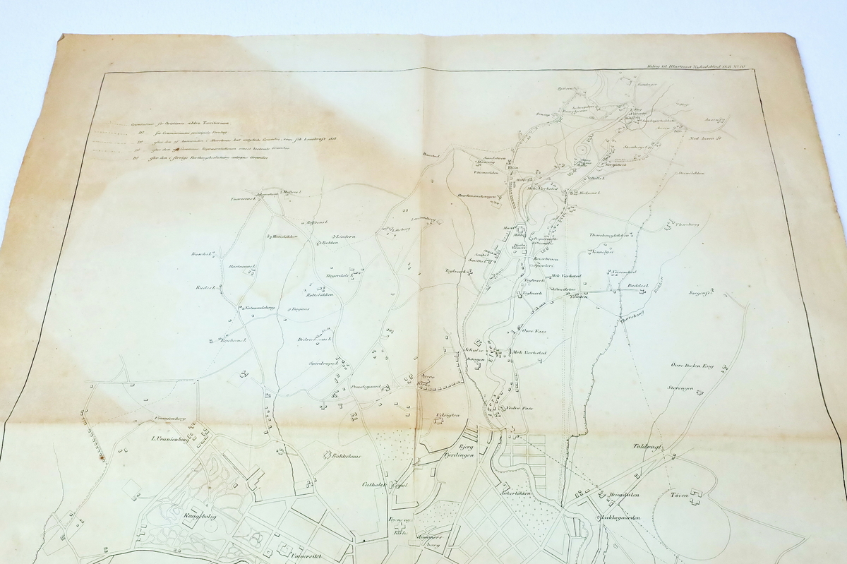 Kart frå boksamlinga til Ivar Aasen