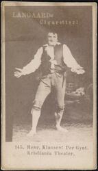 Henrik Klausen som Peer Gynt.