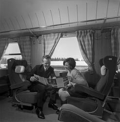 Dokumentasjon av jernbanereise, mars 1969.