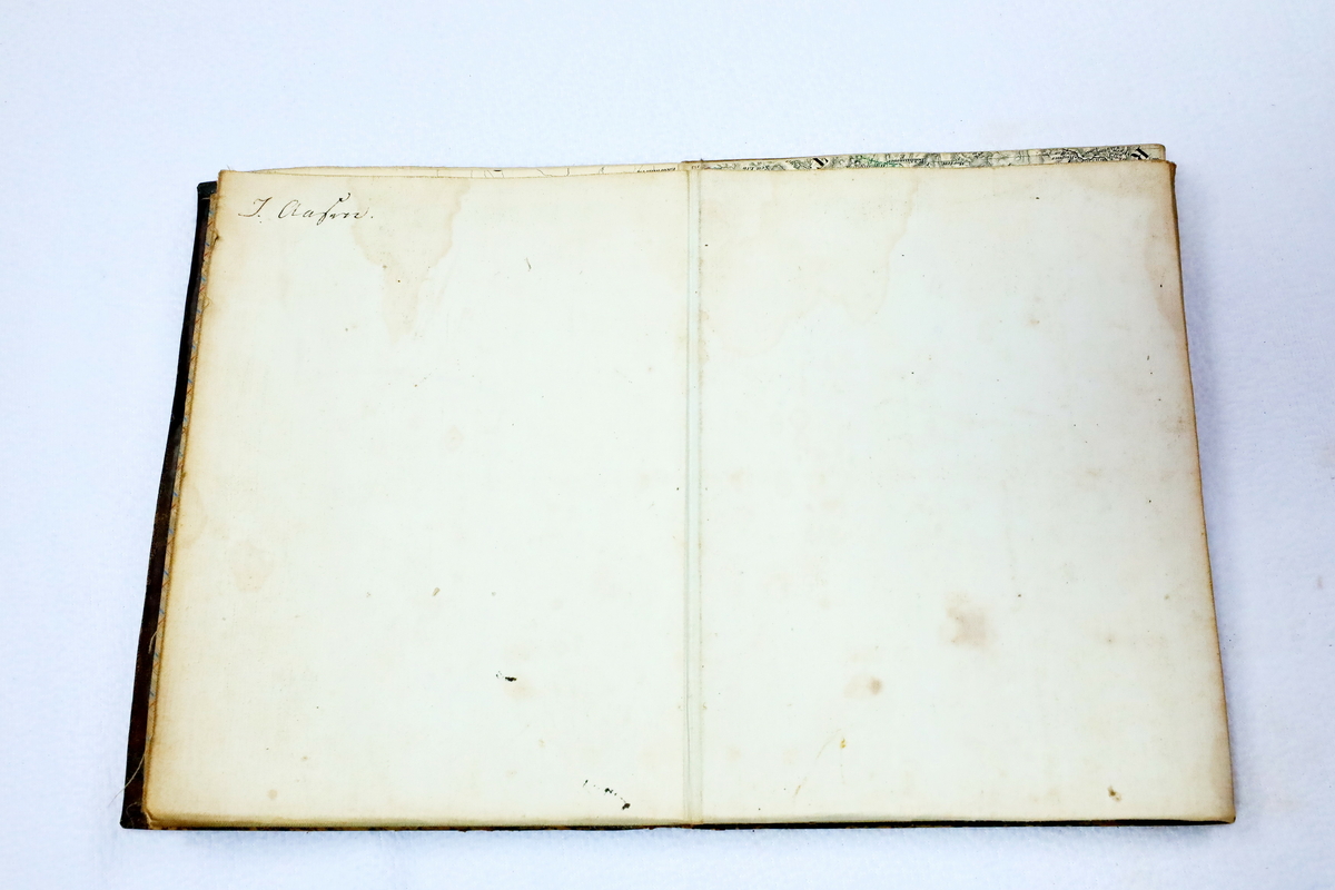 Kart frå boksamlinga til Ivar Aasen