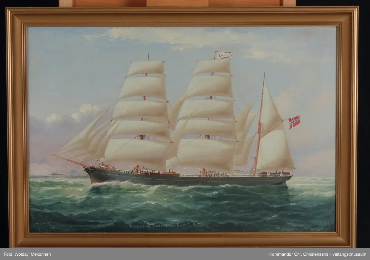 Bark KILLEENA av Sandefjord.