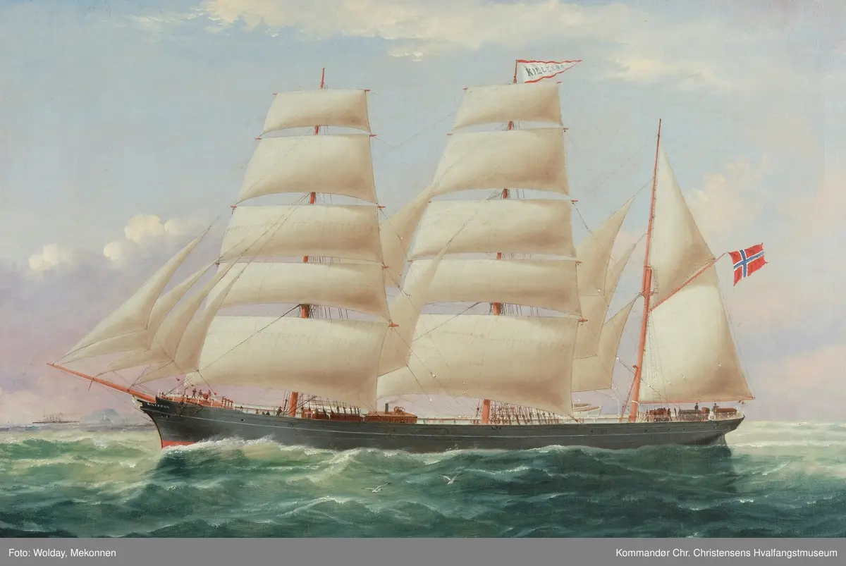 Bark KILLEENA av Sandefjord.