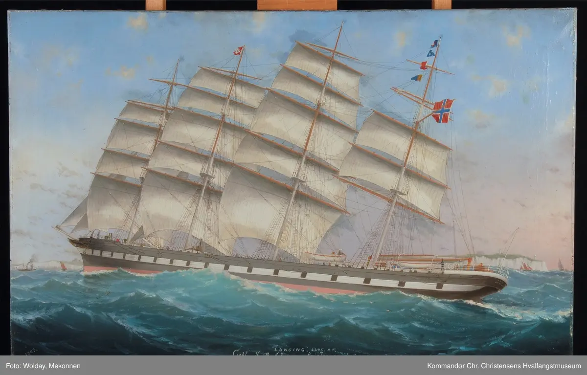 Lancing 2605 R.T. 1903, 4-mastet fullrigger