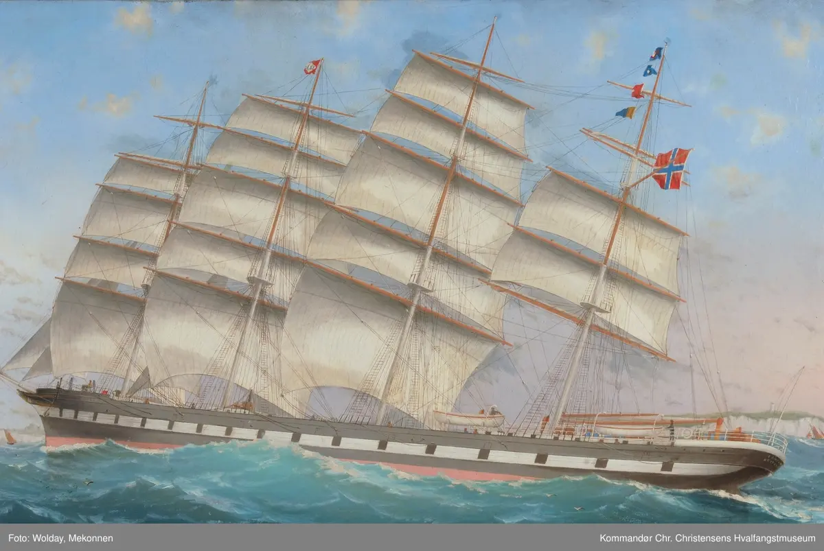 Lancing 2605 R.T. 1903, 4-mastet fullrigger