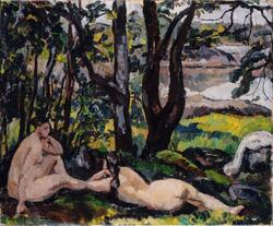 Etter badet [Maleri]