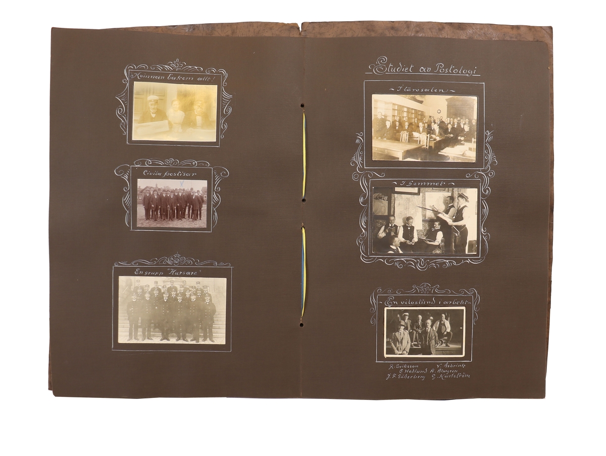 Minne av Gävlepostisars liv och leverne, spridda år 1894 till 1934.