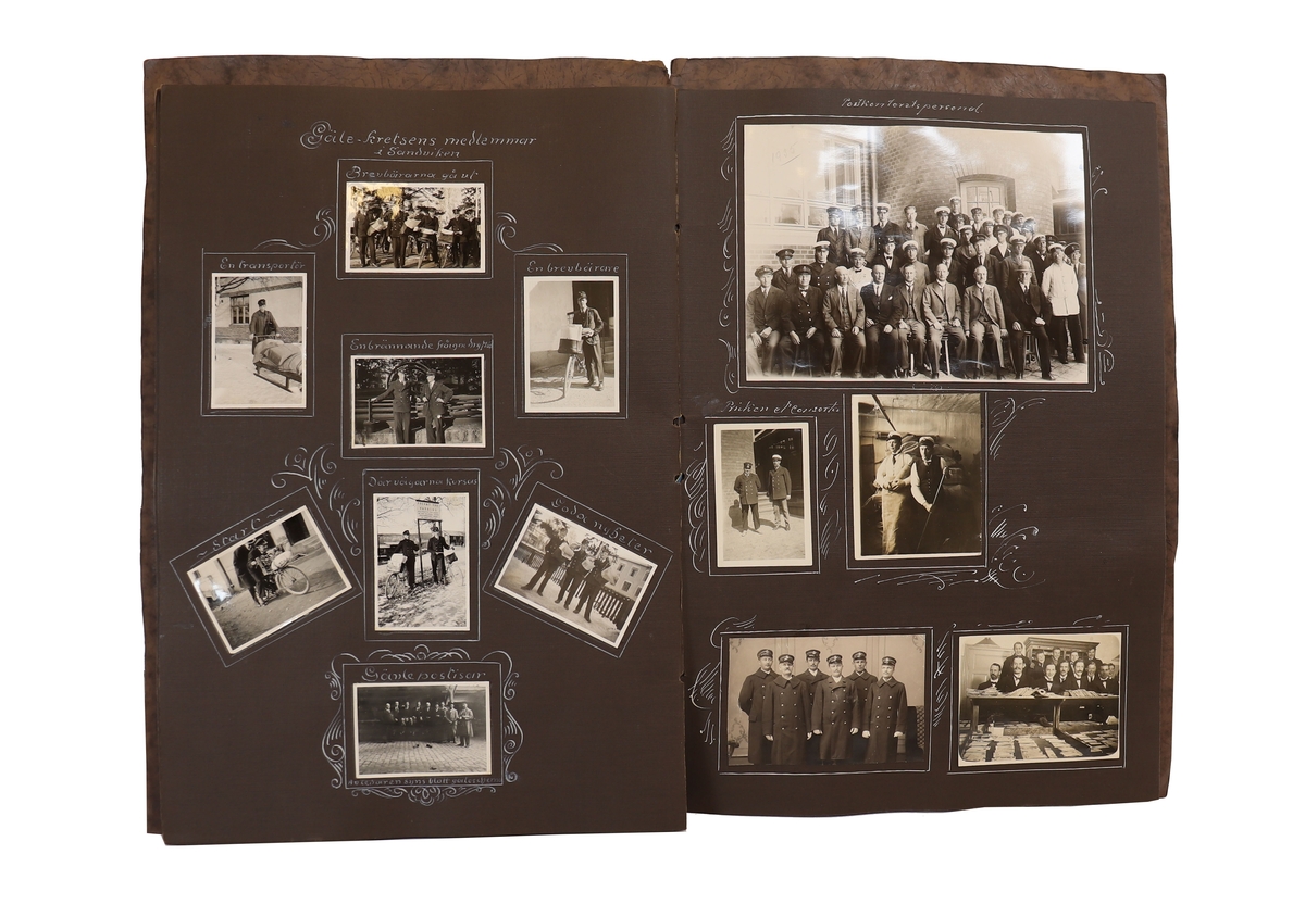 Minne av Gävlepostisars liv och leverne, spridda år 1894 till 1934.