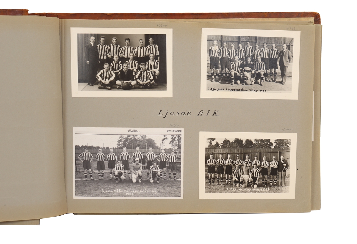 Hälsinglands fotbollförbund, spridda år från 1907 till 1942.