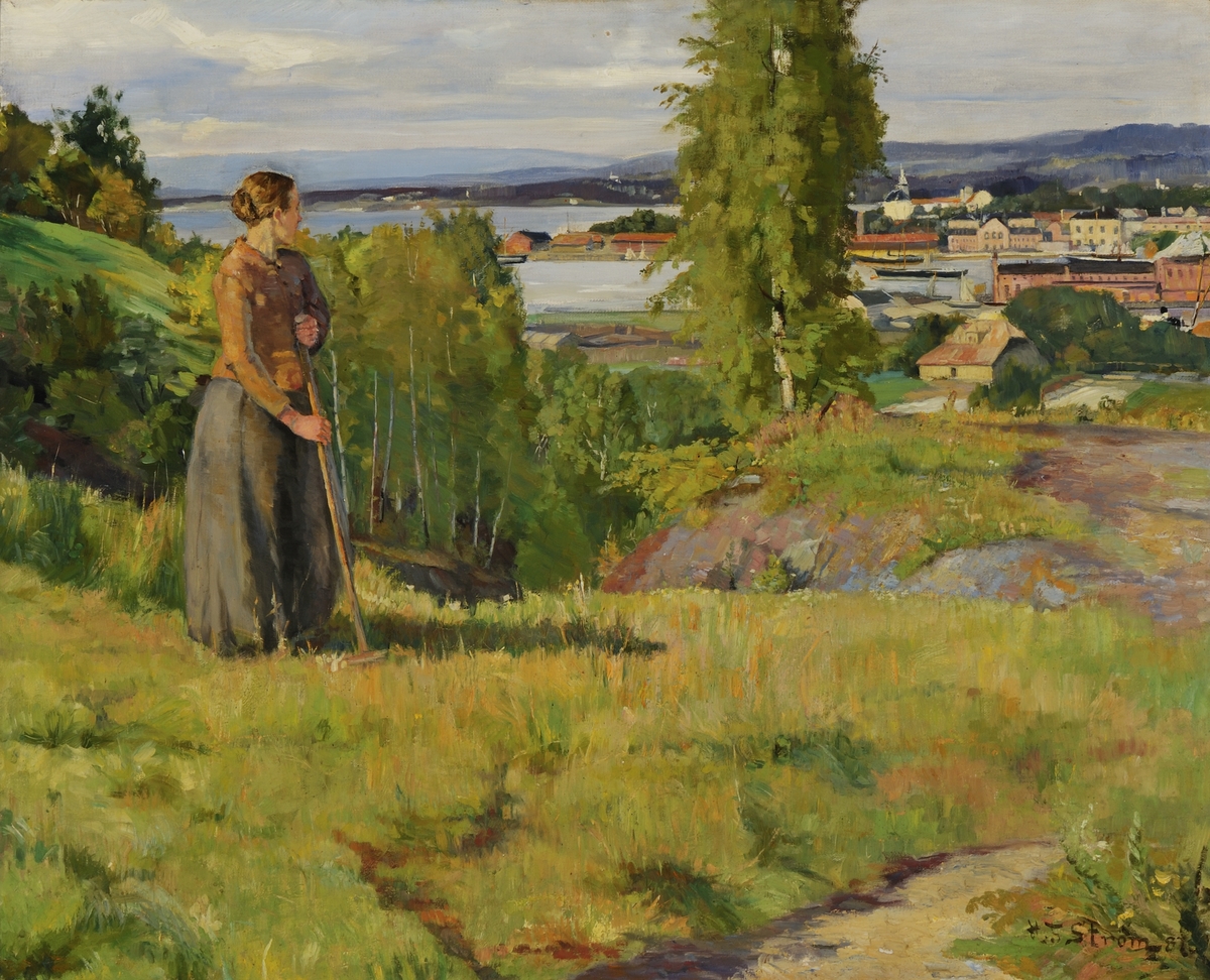 Utsikt fra Ekeberg [Maleri]