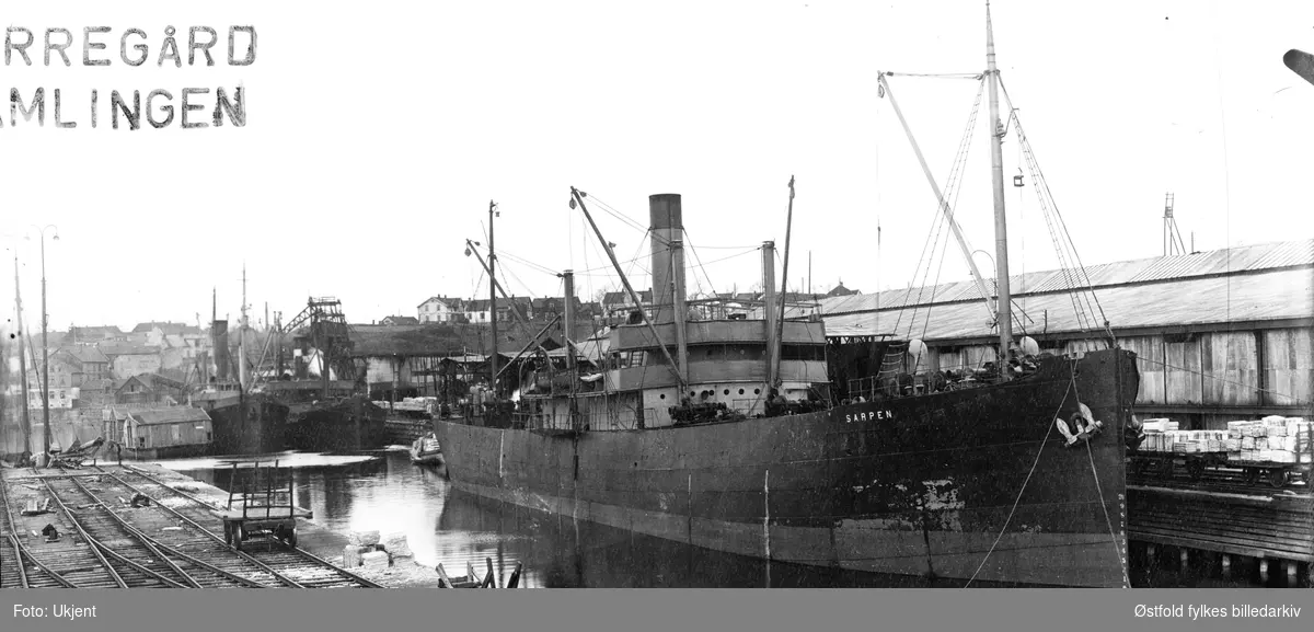 DS "Sarpen" av Sarpsborg (i Melløs havn) 1922.