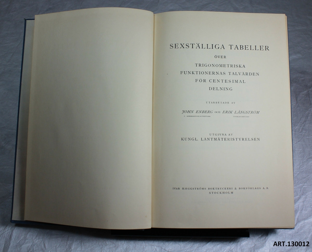 Utarbetad av Jan Engberg, Vice kommissionslantmätare och Erik Långström, Överlantmätare
Utgiven av Kungliga lantmäteristyrelsen 1937