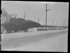 Västerås, Hammarby.
Sankta Gertruds kapellruin vid arkeologisk undersökning 1934.
Bild tagen av murarna från norr mot söder.