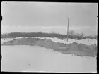 Västerås, Hammarby.
Sankta Gertruds kapellruin vid arkeologisk undersökning 1934.
Norra långväggen inifrån.