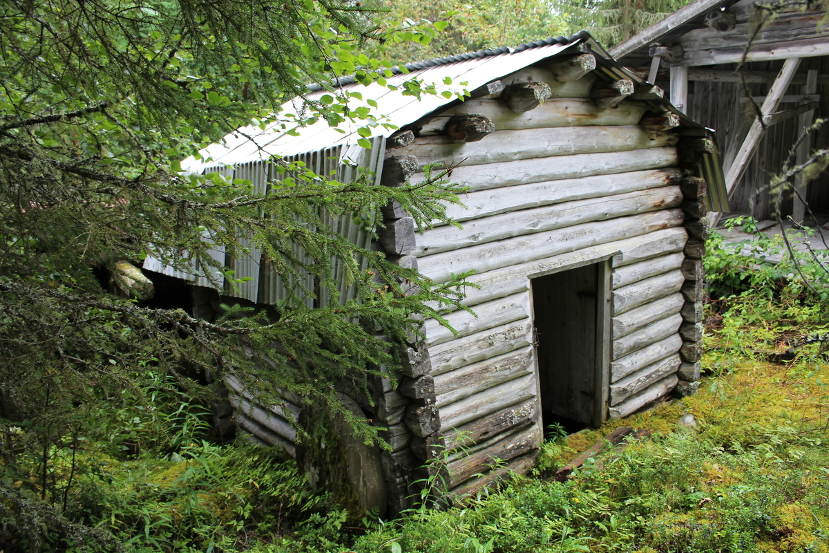 Kvernhus i laftet tømmer