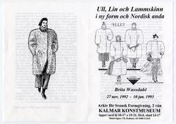 Ull, lin och lammskinn [referensmaterial]