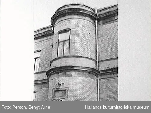 Fasadbild av trapphuset från Gerlachska huset, uppfört 1887-1991 åt ingenjör Hugo Gerlach.