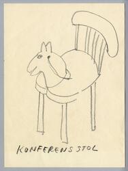 Konferensstol [skiss]