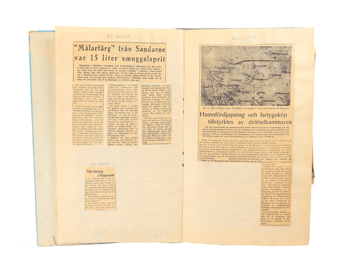 Pressklipp från Tull - Kust Sundsvallsavdelningen sektion Gävle.