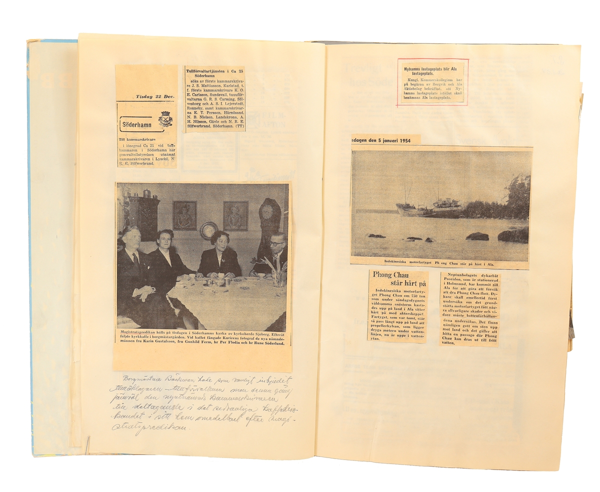 Pressklipp från Tull - Kust Sundsvallsavdelningen sektion Gävle.