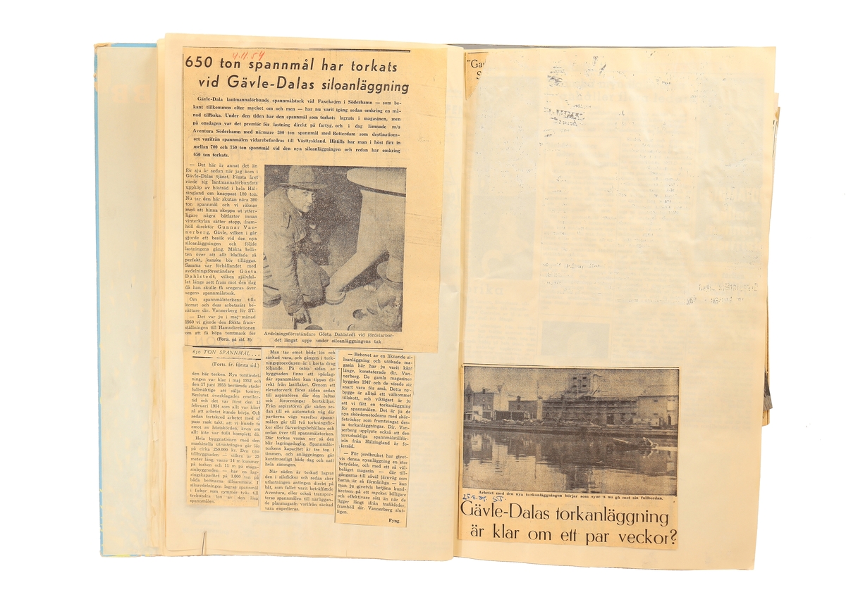 Pressklipp från Tull - Kust Sundsvallsavdelningen sektion Gävle.